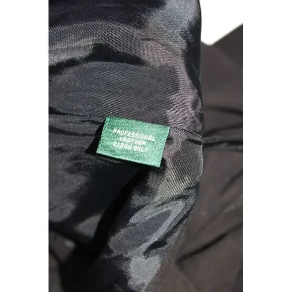 Lauren Ralph Lauren Women's Hook Closure Suede Flare Mini Skirt Black Size 6 - Picture 7 of 7